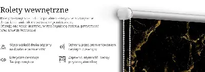 Medžiaginiai užtemdantys roletai Juodas marmuras