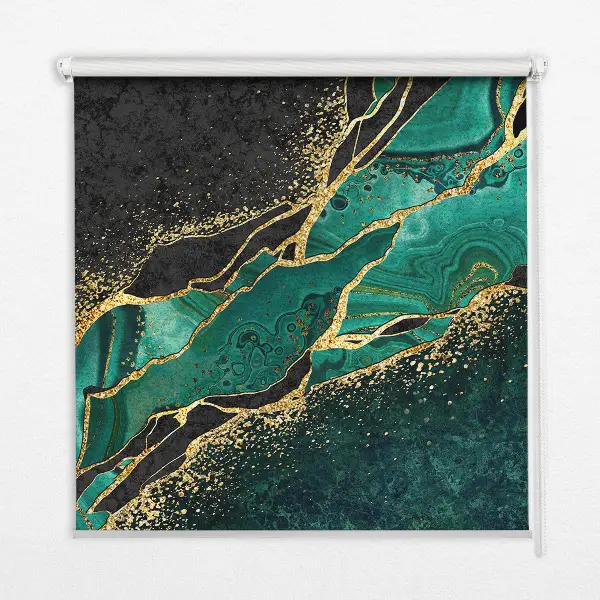 Užtemdantys roletai langams Žalias marmuras