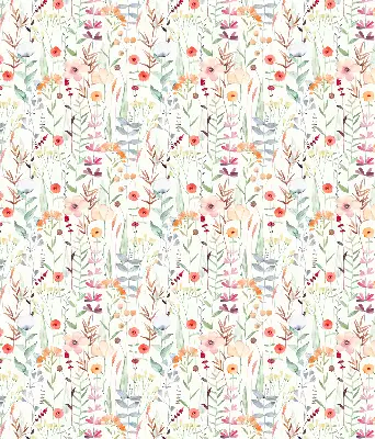 Vidiniai užtemdantys langų roletai Spalvingos gėlės