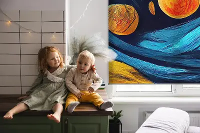 Medžiaginiai užtemdantys roletai Planetos
