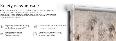 Vidiniai užtemdantys langų roletai Lapai