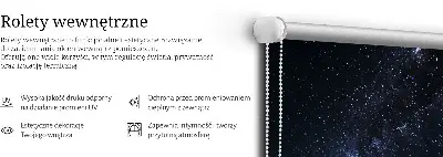 Užtemdantys roletai langams Žvaigždėtas dangus
