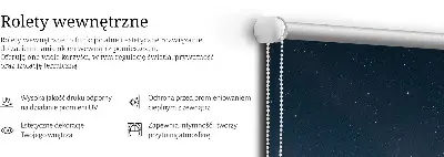 Užtemdantys roletai balkono durims Žvaigždėtas dangus