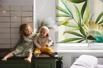 Vidiniai užtemdantys langų roletai Paukščiai lapuose