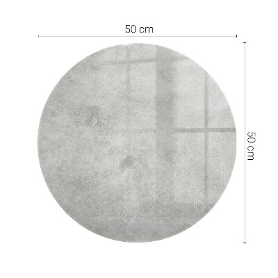 Apvalus stalviršis Įbrėžimai ant betono paviršiaus