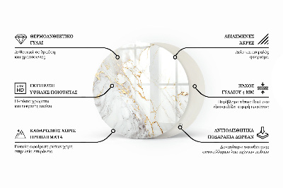 Apvalus stalviršis Stilingas miško motyvas