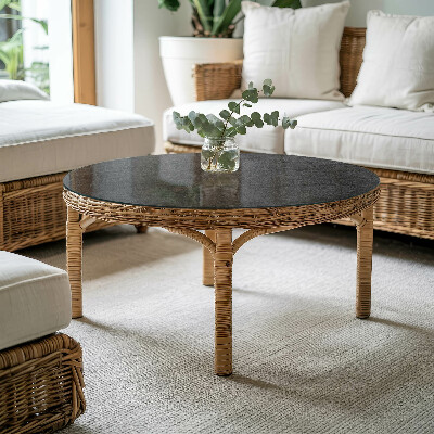 Apvalus stalviršis Akmens tekstūros motyvas