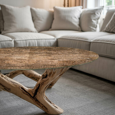 Apvalus stalviršis Ekologiška medienos konstrukcija