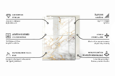 Stačiakampis stalviršis Elegantiška juoda