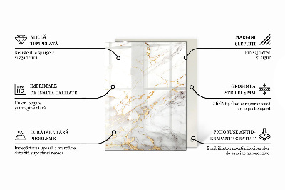 Stačiakampis stalviršis stalui Įbrėžimai ant betono paviršiaus