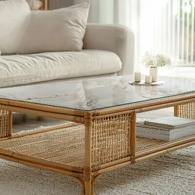 Stačiakampis stalviršis stalui Subtilios marmuro gyslos