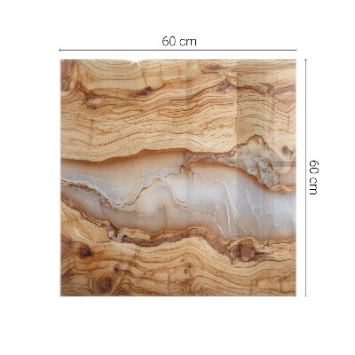 Stačiakampis stalviršis Mediena, deranti su derva