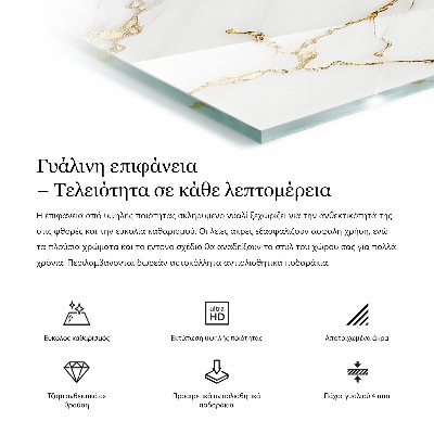 Stačiakampis stalviršis Stilingas marmuro raštas