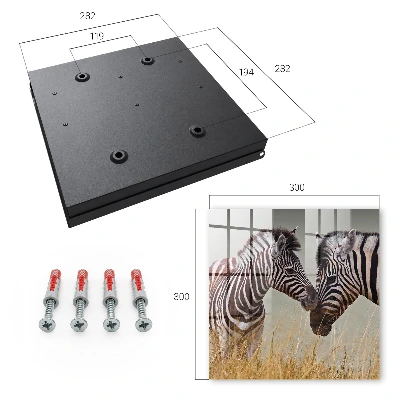 Raktų dėžutė Zebrai kartu