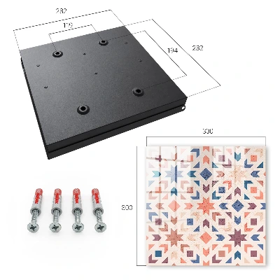 Raktų spintelė Geometrinis raštas