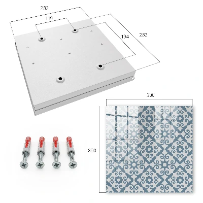 Raktų spintelė Geometrinis elegancija
