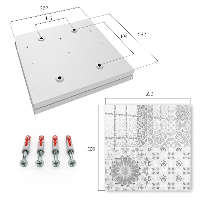 Raktų dėžutė Geometriniai raštai