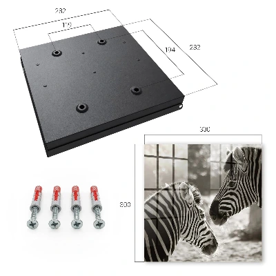 Raktų dėžutė Zebrai kartu