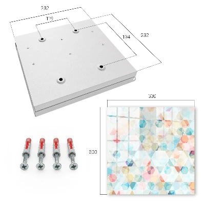Raktų dėžutė Geometriniai raštai