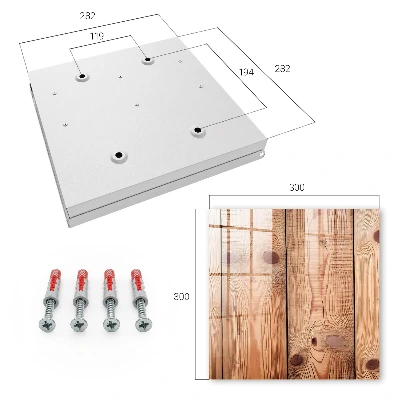 Raktų spintelė Mediniai žiedai