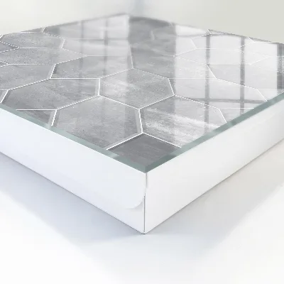 Raktų spintelė Pilka geometrija