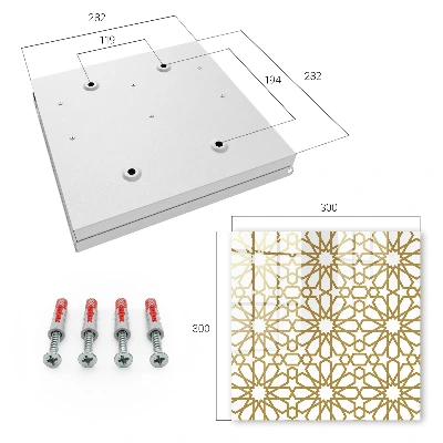 Raktų spintelė Geometrinis raštas