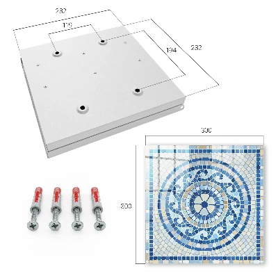 Raktų dėžutė Geometrinė mozaika