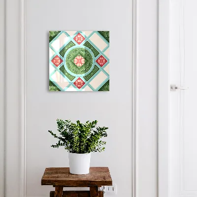 Raktų spintelė Gėlių geometrija