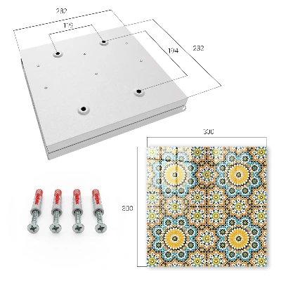 Raktų dėžutė Geometrinė mozaika