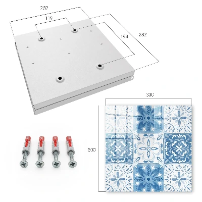 Raktų dėžutė Geometrinės plytelės