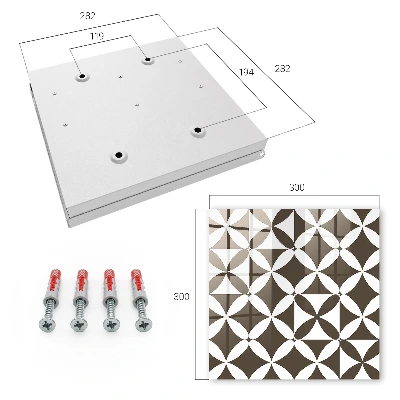 Raktų dėžutė Geometrinė kompozicija