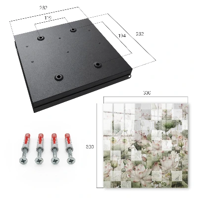 Raktų dėžutė Geometrinės lelijos