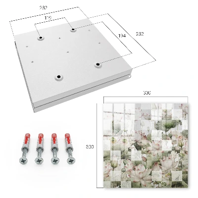 Raktų dėžutė Geometrinės lelijos
