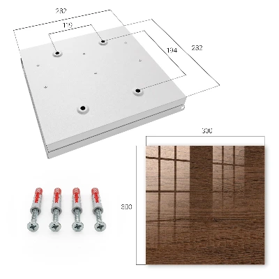 Raktų spintelė Medinė tekstūra