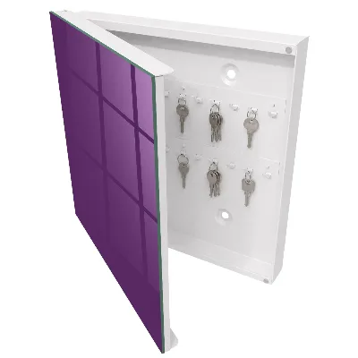 Raktų spintelė Ryškiai violetinė
