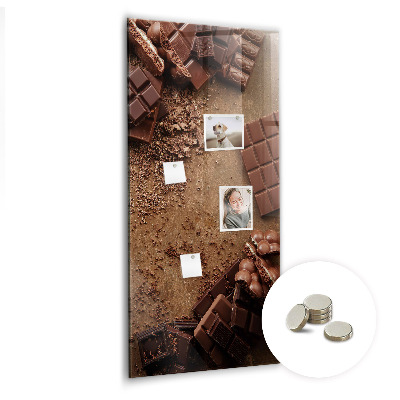 Magnetinė lenta prie sienos Šokolado gabalėliai