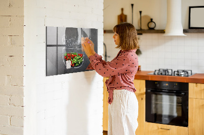 Magnetinė lenta Užrašas bon appetit