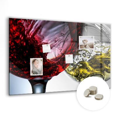 Magnetinė lenta Stiklinės vyno