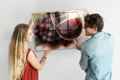 Magnetinė lenta Taurė raudono vyno