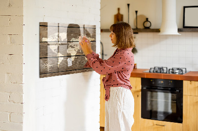 Magnetinė lenta vaikams Lentos pasaulio žemėlapis