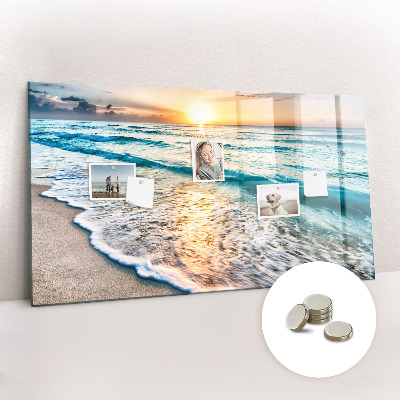 Magnetinė lenta Paplūdimio jūros smėlis