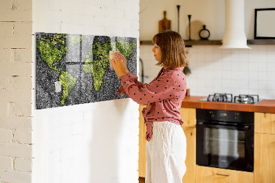 Magnetinė lenta vaikams Pasaulio žemėlapis