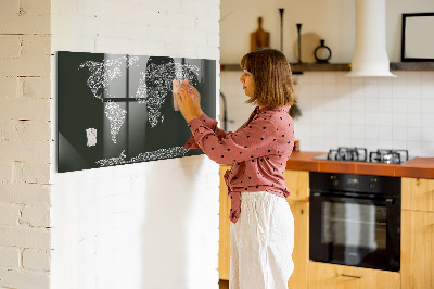 Magnetinė lenta vaikams Žemynų pavadinimai