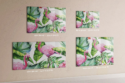 Magnetinė lenta vaikams Gamtos flamingai