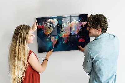 Magnetinė lenta vaikams Abstraktus žemėlapis
