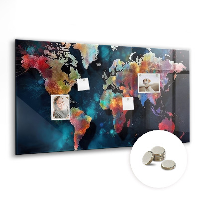 Magnetinė lenta vaikams Abstraktus žemėlapis