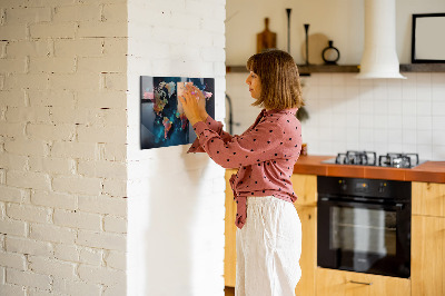 Magnetinė lenta vaikams Abstraktus žemėlapis