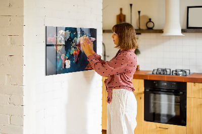 Magnetinė lenta vaikams Abstraktus žemėlapis