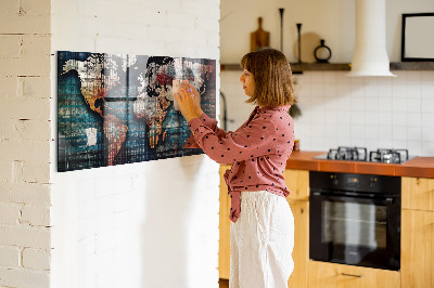 Magnetinė lenta vaikams Linijinis žemėlapis