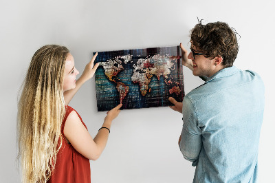 Magnetinė lenta vaikams Linijinis žemėlapis